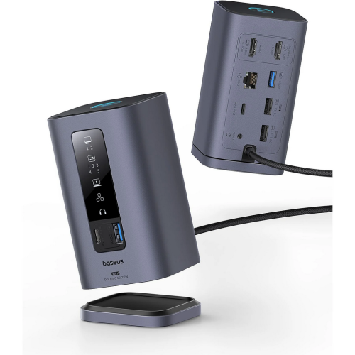 Docking Station Baseus Spacemate Series 10-in-1, Gray