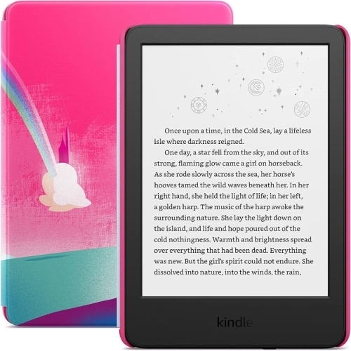 eBook Reader Amazon Kindle Touch Kids (2022), 6 inch, 16GB, Unicorn Valley