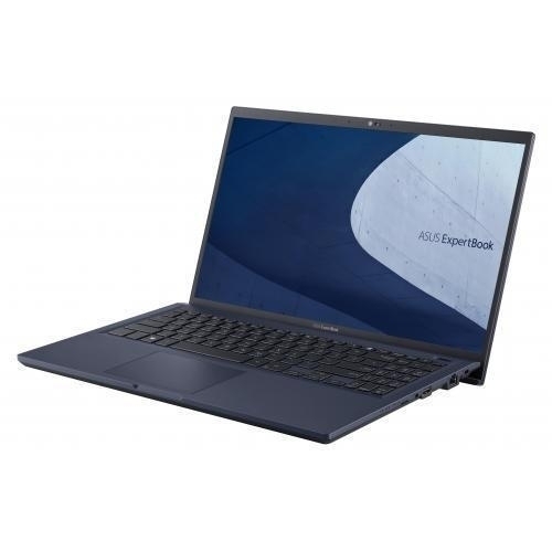 Laptop ASUS ExpertBook B1 B1502CBA-BQ0755, Intel Core i5-1235U, 15.6inch, RAM 8GB, SSD 512GB, Intel Iris Xe Graphics, No OS, Star Black
