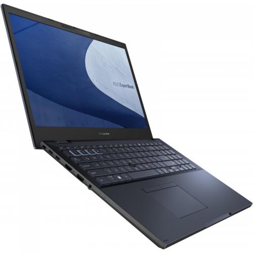 Laptop ASUS ExpertBook B2 B2502CBA-BQ0313, Intel Core i5-1240P, 15.6 inch, RAM 8GB, SSD 256GB, Intel Iris Xe Graphics, No OS, Star Black