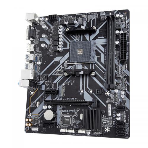 Placa de baza Gigabyte B450M K, AMD B450, Socket AM4, mATX