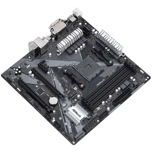 Placa de baza ASRock PRO4-F R2.0, AMD B450, Socket AM4, mATX