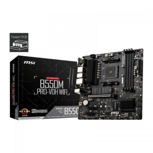 Placa de baza MSI B550M PRO-VDH WIFI, Socket AM4