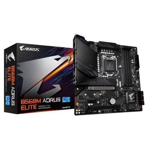 Placa de baza Gigabyte B560M AORUS ELITE, Intel B560, socket 1200, mATX