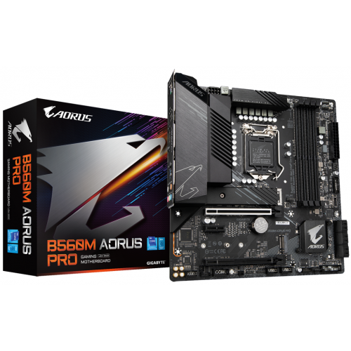 Placa de baza Gigabyte B560M AORUS Pro, Intel B560, socket 1200, mATX