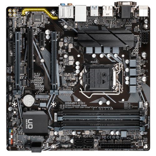 Placa de baza Gigabyte B560M D3H, Intel B560, socket 1200, mATX