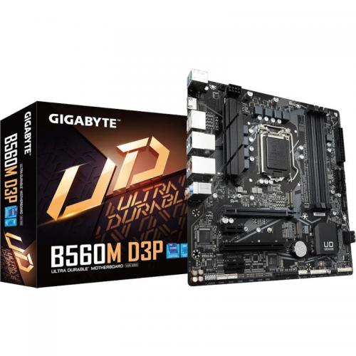 Placa de baza GIGABYTE B560M D3P, Intel B560, socket 1200, mATX