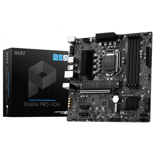 Placa de baza MSI B560M PRO-VDH, Intel B560, socket 1200, mATX