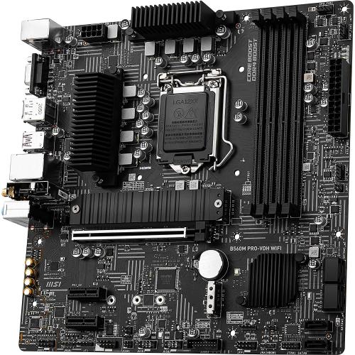 Placa de baza MSI B560M PRO-VDH WIFI, Intel B560, socket 1200, mATX