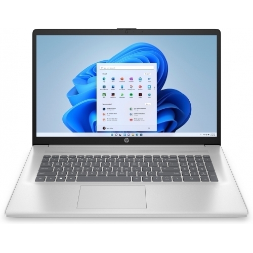Laptop HP 17-cn3001nq, Intel Core i5-1334U, 17.3 inch, RAM 16GB, SSD 1TB, Intel Iris Xe Graphics, Free DOS, Natural Silver
