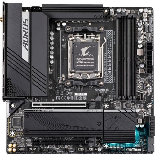 Placa de baza Gigabyte B650M AORUS ELITE AX, AMD B650, Socket AM5, ATX