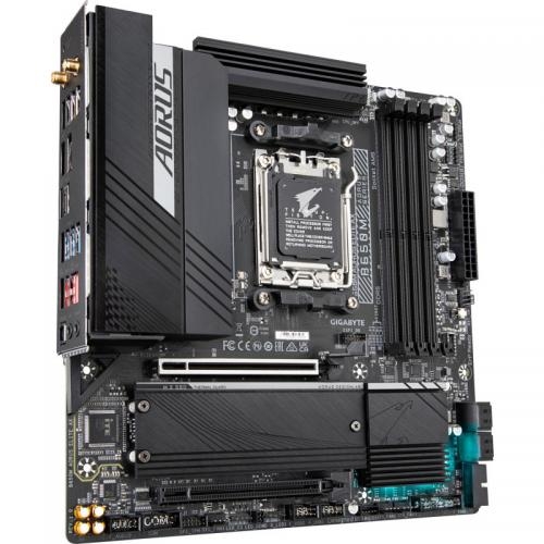 Placa de baza Gigabyte B650M AORUS ELITE AX, AMD B650, Socket AM5, ATX