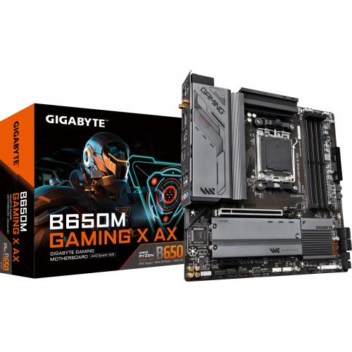 Placa de baza Gigabyte B650M GAMING X AX, AMD B650, Socket AM5, mATX