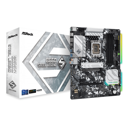 Placa de baza Asrock B660 STEEL LEGEND D4, LGA 1700