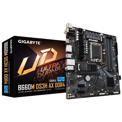 Placa de baza Gigabyte B660M DS3H AX DDR4, LGA 1700