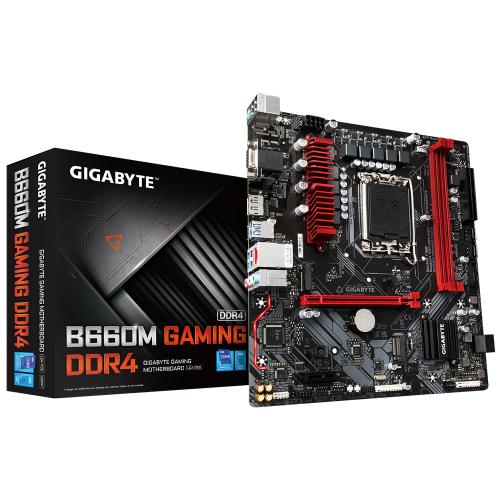 Placa de baza GIGABYTE B660M GAMING DDR4, LGA 1700