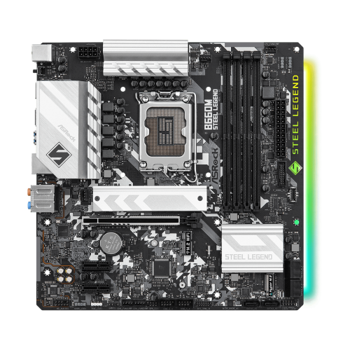 Placa de baza ASRocK B660M STEEL LEGEND, Intel B660, Socket 1700, mATX