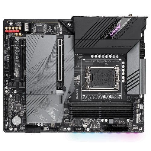 Placa de baza Gigabyte B760 AORUS MASTER DDR4, Intel B760, Socket 1700, ATX