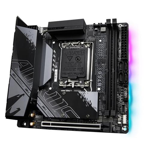 Placa de baza Gigabyte B760I AORUS PRO DDR4, Intel B760, Socket 1700, mITX