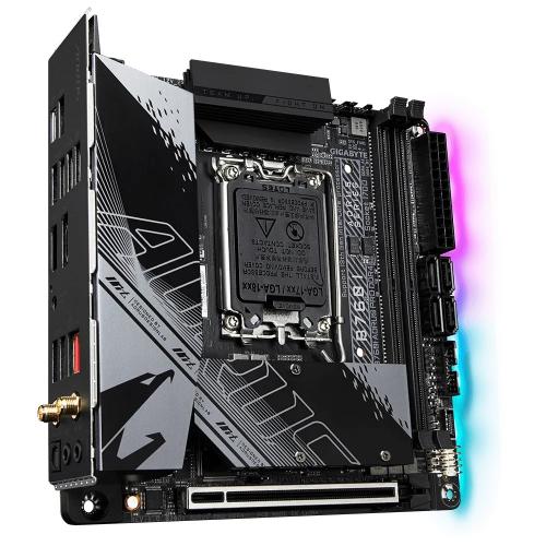 Placa de baza Gigabyte B760I AORUS PRO DDR4, Intel B760, Socket 1700, mITX