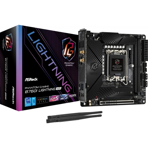 Placa de baza ASRock B760I LIGHTNING WIFI, Intel B760, Socket 1700, mITX
