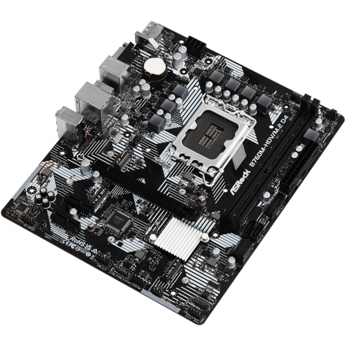 Placa de baza ASRock B760M-HDV/M.2 D4, Intel B760, Socket 1700, mATX