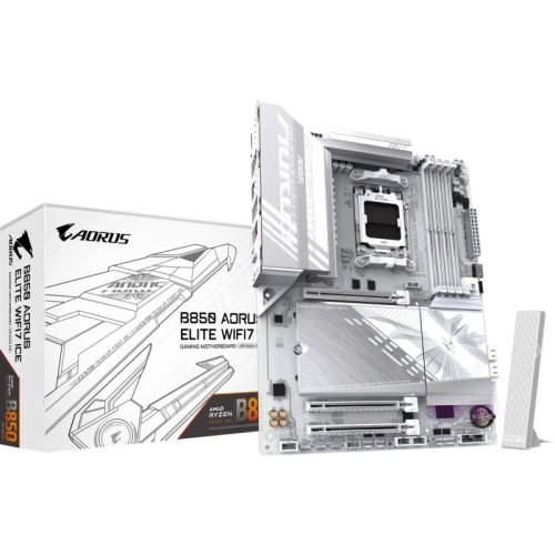 Placa de baza Gigabyte B850 AORUS ELITE WIFI7 ICE, AMD B850, Socket AM5, ATX
