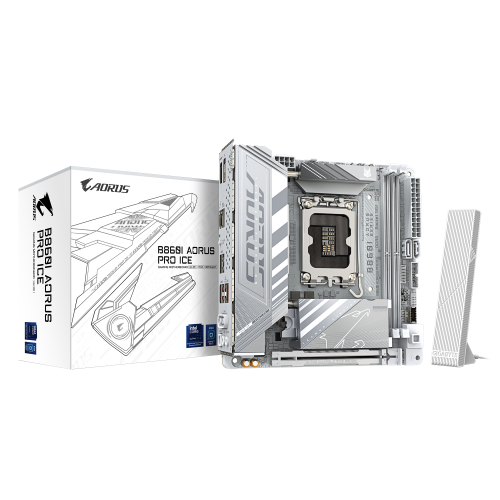 Placa de baza Gigabyte B860I AORUS PRO ICE, Intel B860, Socket 1851, mITX