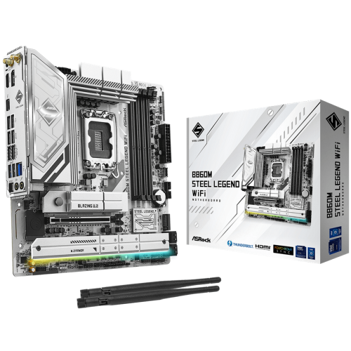 Placa de baza ASRocK B860M Steel Legend WiFi, Intel B860, Socket 1851, mATX