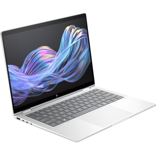 Laptop HP EliteBook X Flip G1i, Intel Core Ultra 5 226V, 14 inch, RAM 16GB, SSD 1TB, Intel Arc Graphics 130V, Windows 11 Pro, Glaciar Silver + HP Wolf Pro Security Edition