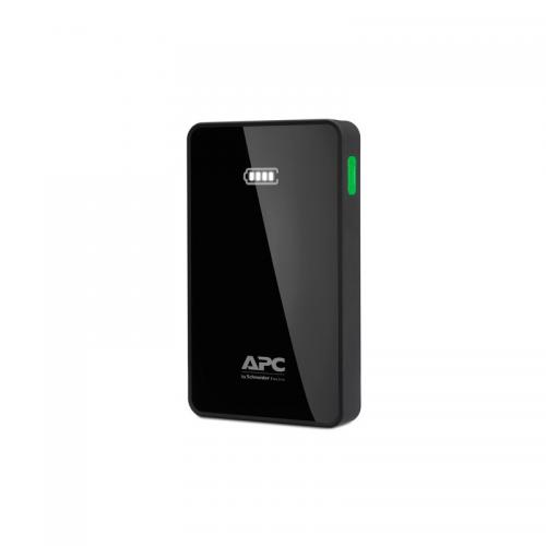 Baterie portabila APC, 5000mAh, 2x USB, Black