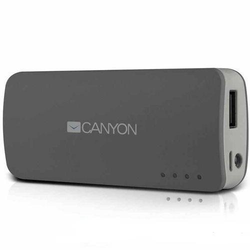 Baterie portabila Canyon CNE-CPB78, 7800 mAh, 2x USB, Dark Grey