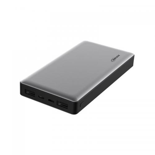 Baterie portabila Hame P51D QC3, 15000mAh, 2x USB, 1x USB-C, Black - Grey