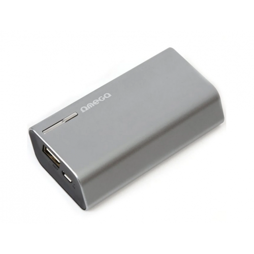 Baterie Portabila Omega, 4400 mAh, 1x USB, Silver
