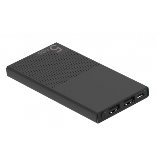 Baterie portabila Serioux SRXPB-A5K-B, 5.000mAh, 2x USB, Black