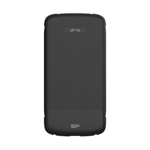 Baterie portabila Silicon Power QP75, 10000mAH, 2x USB, 1x microUSB, Black