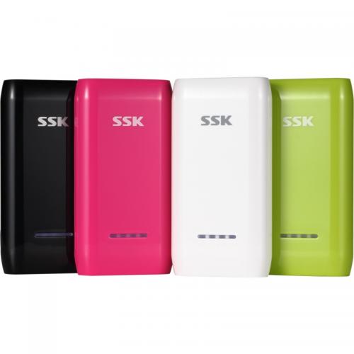 Baterie portabila SSK SRBC533, 4000mAh, 1xUSB, White