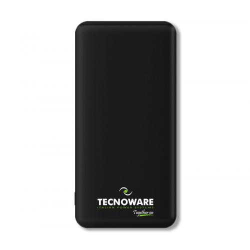 Baterie portabila Tecnoware, 10000mAh, 2x USB, Black