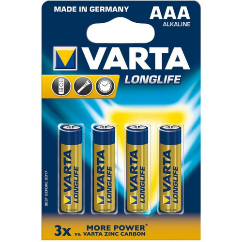 Baterii Varta  BAVA 4103 LONG, 4 bucati