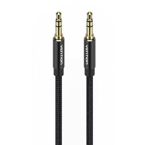 Cablu audio Vention BAWBF, 3.5 mm jack male - 3.5 mm jack male, 1 m, Black