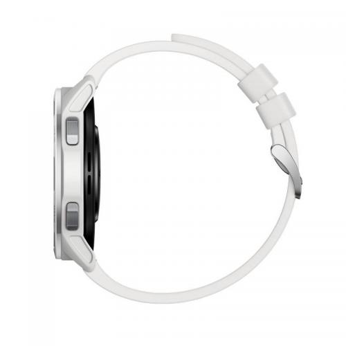 Smartwatch Xiaomi Watch S1 Active GL, 1.43 inch, Curea Silicon, Silver-Moon White