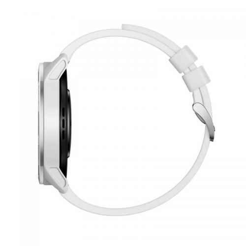 Smartwatch Xiaomi Watch S1 Active GL, 1.43 inch, Curea Silicon, Silver-Moon White