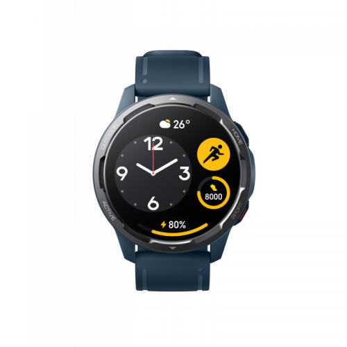 Smartwatch Xiaomi Watch S1 Active GL, 1.43 inch, Curea Silicon, Ocean Blue