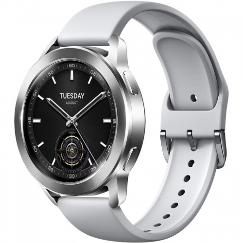 SmartWatch Xiaomi Watch S3, 1.43inch, Curea Silicon, Silver
