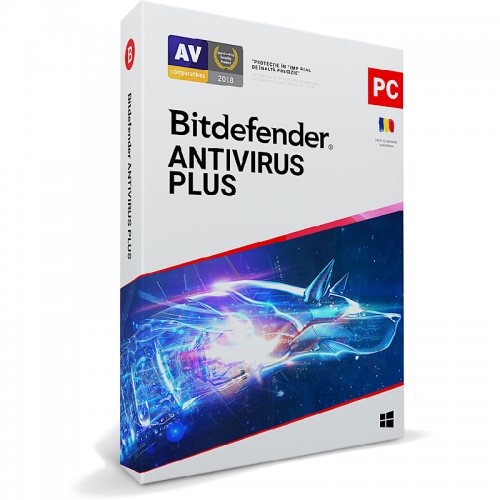 Bitdefender Antivirus Plus 2020, 5users/1year, Base Retail