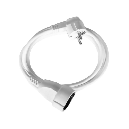 Prelungitor Bachmann BM-3402865, 1 x Schuko, 5 m, White