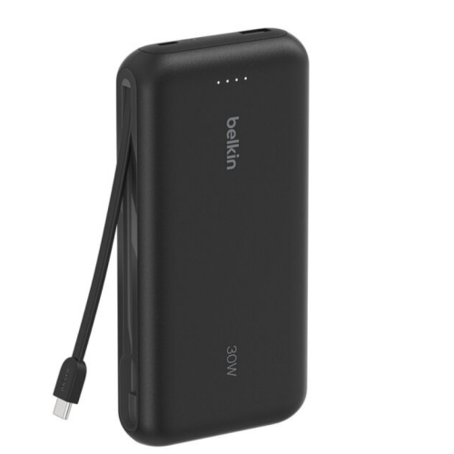 Baterie portabila Belkin BoostCharge 20K, 20000 mAh, 1 x USB-A, 1 x USB-C, Black
