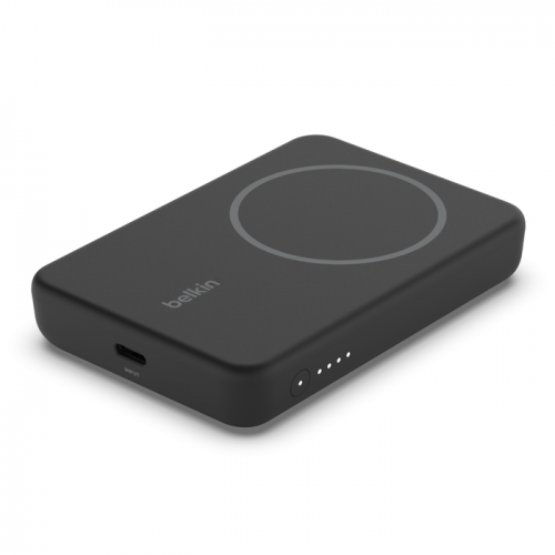 Baterie portabila Belkin Boost Charge Magnetic Wireless, 5000mAh, 1 x USB-C, Black
