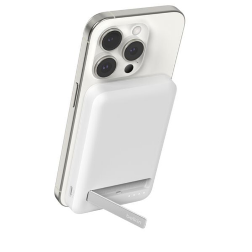 Baterie potabila Belkin Magnetic BoostCharge Pro, 5000 mAh, USB-C, White