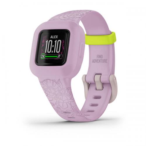 Bratara tracker copii Garmin vívofit jr. 3 Lilac Floral